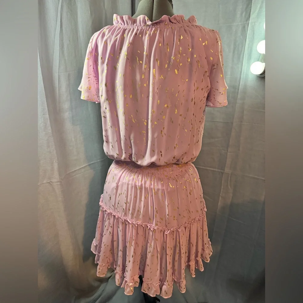 Buddy Love Lavender Dress with Gold Details - Picture 3 of 5